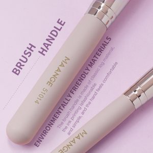 MAANGE Luxury 2PCs  Makeup Brush Foundation Concealer Blush Brush Private Label ODM&OEM Professional Makeup Brush Set - 图片 6