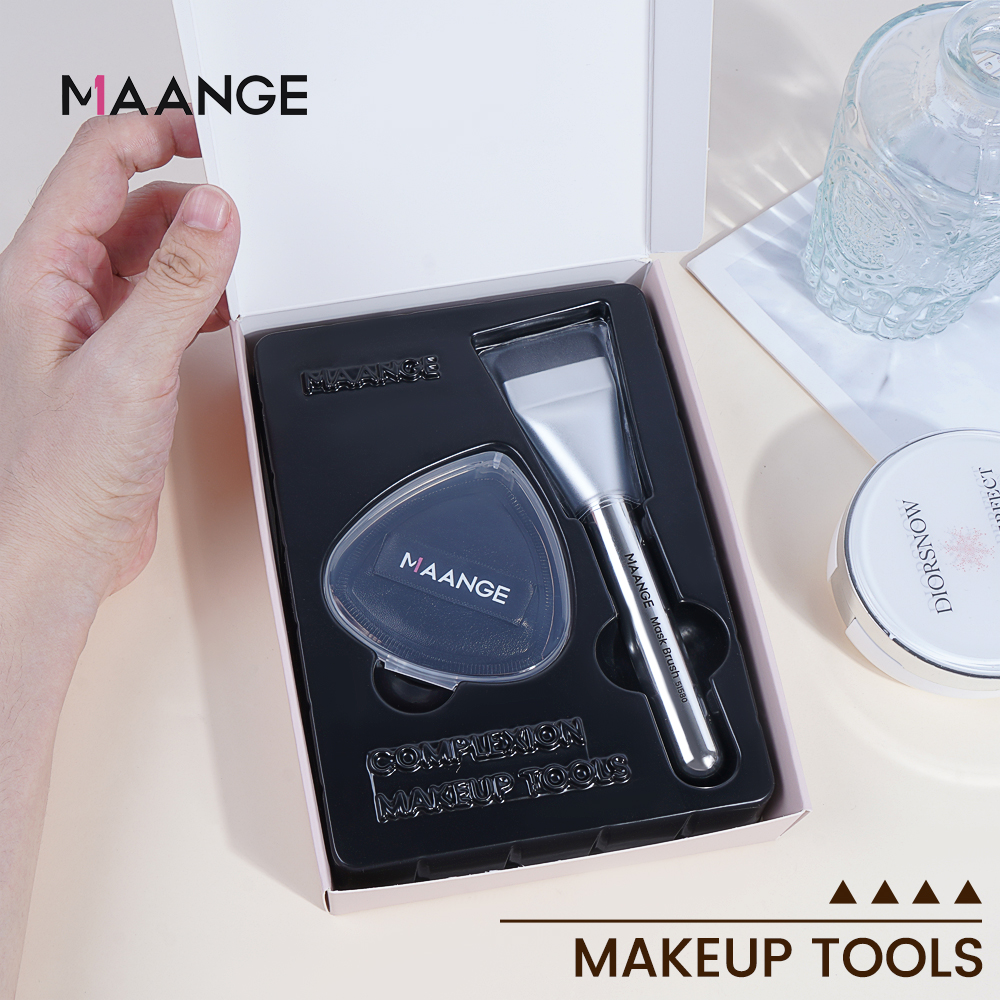 New Makeup Brushes Set High Quality Soft Synthetic Bristles Cosmetics Tools Mask Make Up Brush  Triangle Puff Makeup brushes - 图片 8