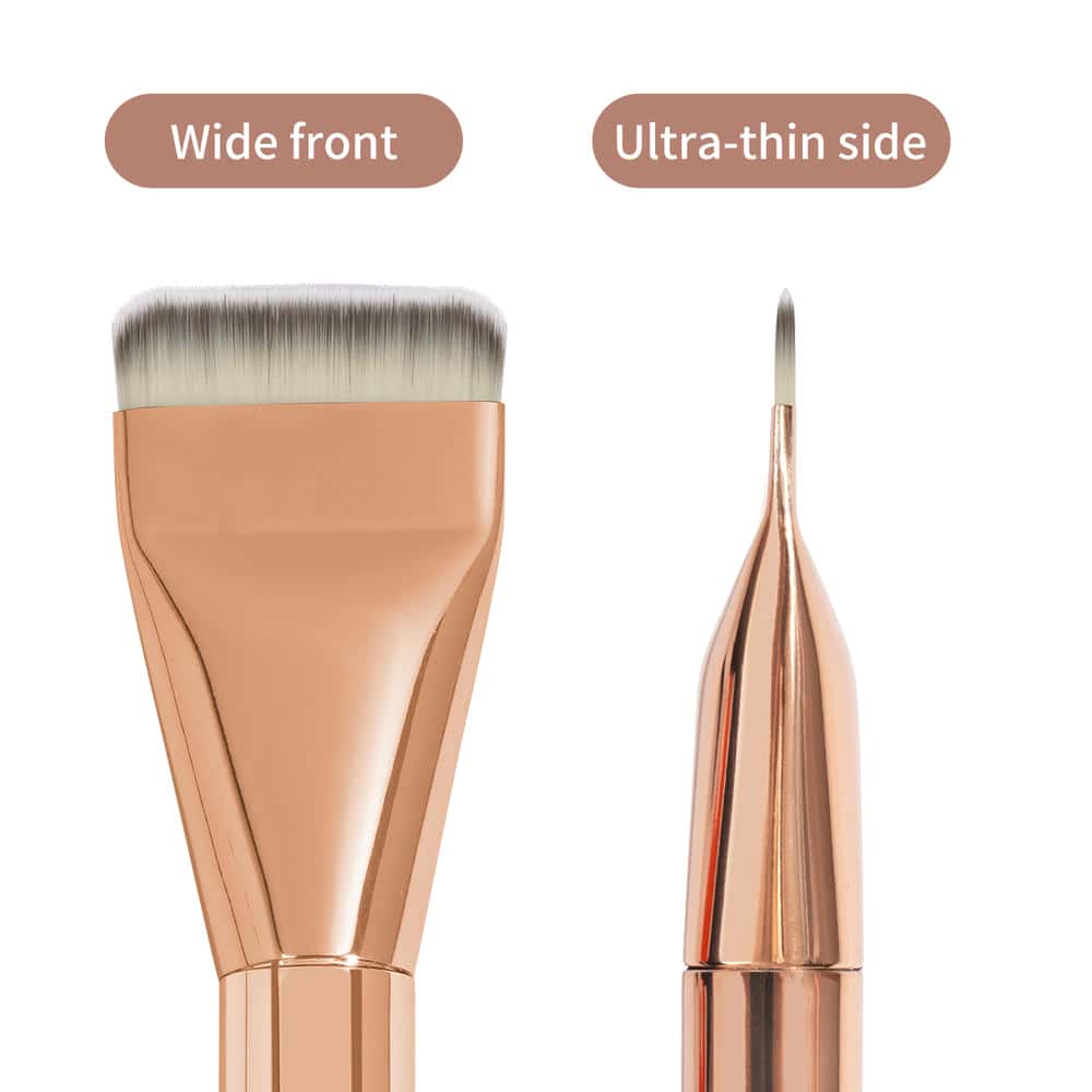 MAANGE Custom OEM&ODM 10PCS Professional Makeup Brushes Private Label Foundation Eyeshadow Brush Facial Makeup Brushes Set - 图片 6