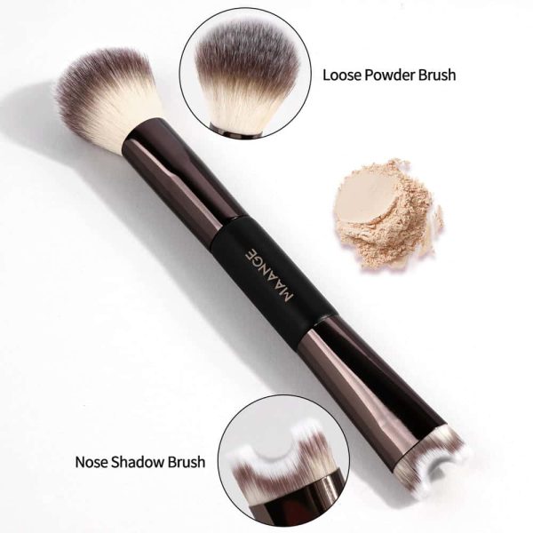 MAANGE Custom OEM&ODM 10PCS Professional Makeup Brushes Private Label Foundation Eyeshadow Brush Facial Makeup Brushes Set