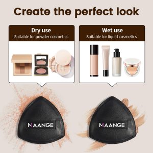 New Makeup Brushes Set High Quality Soft Synthetic Bristles Cosmetics Tools Mask Make Up Brush  Triangle Puff Makeup brushes - 图片 4
