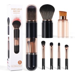 MAANGE New Arrival 6-in-1 Custom OEM&ODM 6-in-1 Single Makeup Brush High-quality Multi-purpose Professional Facial Makeup Brush