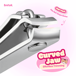 Breteil Wholesale 4-Piece Stainless Steel Nail Clippers & Trimmer Box-Portable Professional Durable Nail Clippers Set - 图片 3