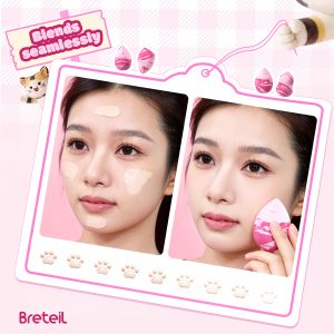 MAANGE New Arrival Makeup Sponge Foundation Concealer Primer Highlighter Liquid/Cream Blush  Facial Makeup Sponge Set - 图片 3