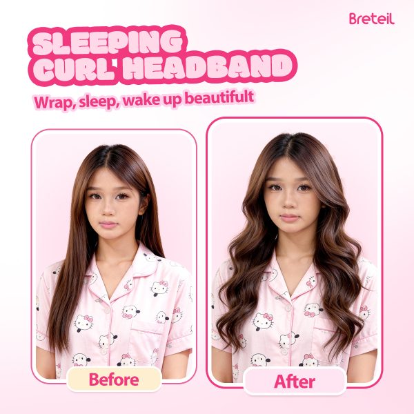 Breteil Wholesale Long Hair Strap Curl Hair Soft Curling Headband  Hair Tie Sleep Big Wave Non Heat Curling Headband