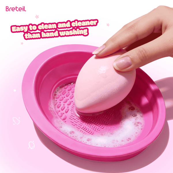 Breteil Wholesale Cosmetic Brush Cleaners Silicone Cleaners Cosmetic Cleaners Makeup Sponge Cleaner Makeup Brush Cleaner