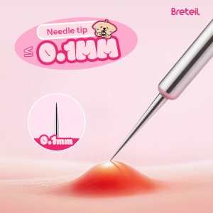 Breteil Wholesale  4-Piece Stainless Steel Facial Acne & Blackhead Removal Kit Wholesale 4pcs Acne Extraction Tools Case - 图片 4