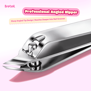 Breteil Wholesale 4-Piece Stainless Steel Nail Clippers & Trimmer Box-Portable Professional Durable Nail Clippers Set - 图片 5