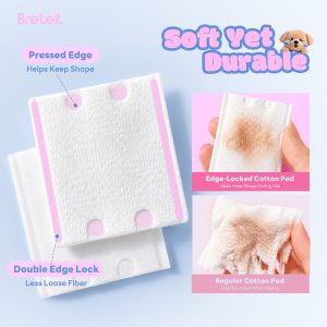 Breteil Wholesale Beauty Makeup Remover Pads Suitable  Dry and Wet Use Beauty Salons Facial Makeup Remover Pads - 图片 3