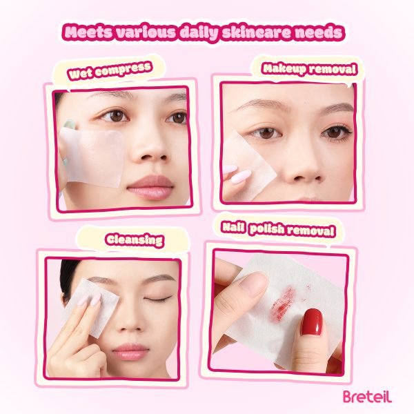 MAANGE Wholesale Facial Makeup Remover Pads 150-500pcs Single-Layer Thin Lint-Free Suitable Both Dry Wet Use Makeup Remover Pads