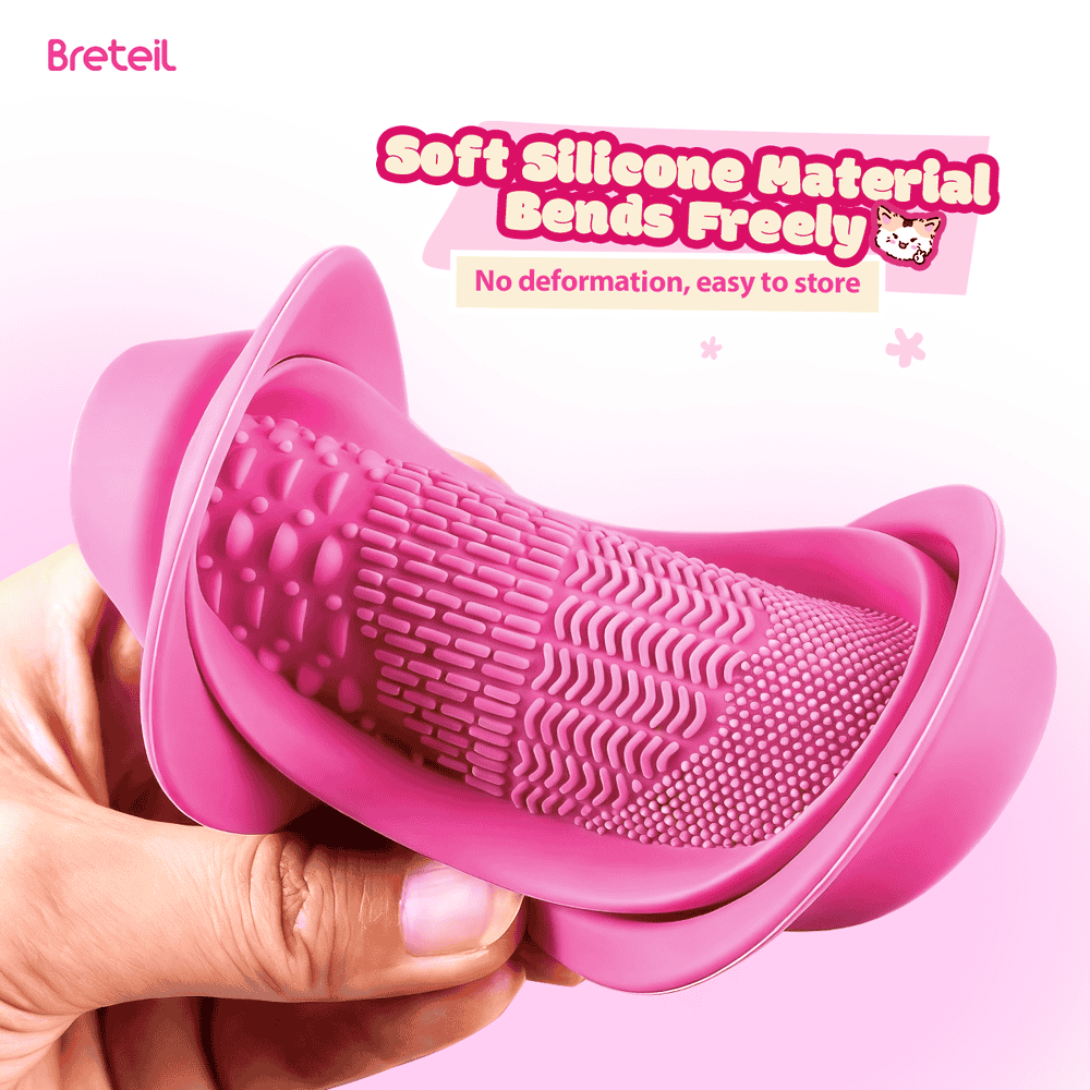 Breteil Wholesale Cosmetic Brush Cleaners Silicone Cleaners Cosmetic Cleaners Makeup Sponge Cleaner Makeup Brush Cleaner - 图片 6