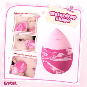 MAANGE New Arrival Makeup Sponge Foundation Concealer Primer Highlighter Liquid/Cream Blush  Facial Makeup Sponge Set - 图片 8
