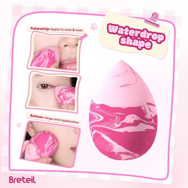 MAANGE New Arrival Makeup Sponge Foundation Concealer Primer Highlighter Liquid/Cream Blush  Facial Makeup Sponge Set