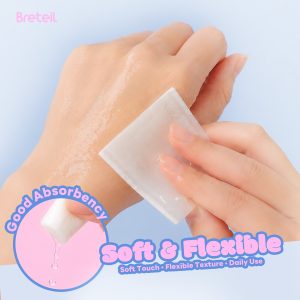 Breteil Wholesale Beauty Makeup Remover Pads Suitable  Dry and Wet Use Beauty Salons Facial Makeup Remover Pads - 图片 6