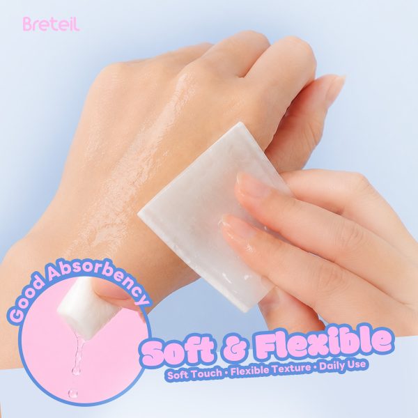 Breteil Wholesale Beauty Makeup Remover Pads Suitable  Dry and Wet Use Beauty Salons Facial Makeup Remover Pads