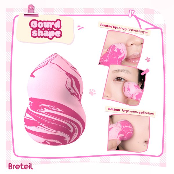 MAANGE New Arrival Makeup Sponge Foundation Concealer Primer Highlighter Liquid/Cream Blush  Facial Makeup Sponge Set