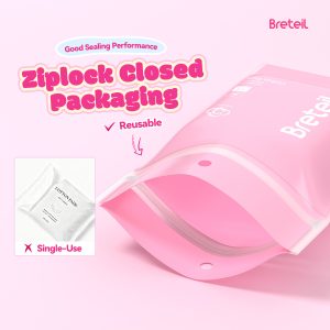 Breteil Wholesale Double-Sided Diamond-Shaped Cotton Pads Extra Large Thick Soft Skin-Friendly Suitable for Wet Compresses - 图片 11