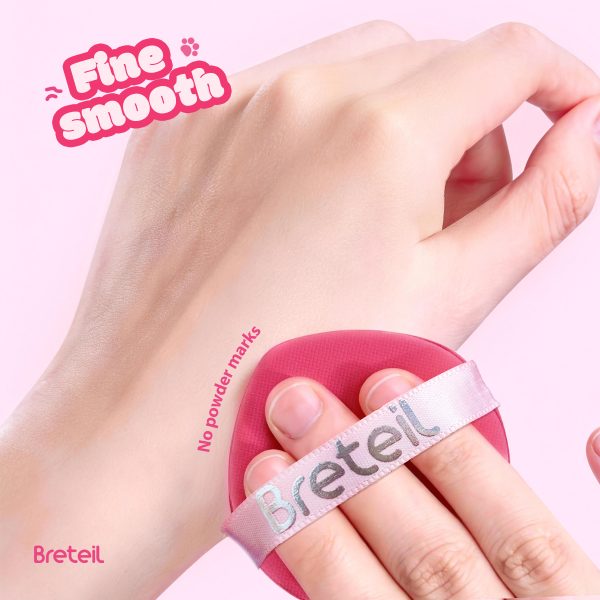 Breteil Wholesale  3PCS Powder Puff Loose Sponge Washable Powder Cosmetic Soft Cotton Puff Teardrop-shaped 7PCS Powder Puff