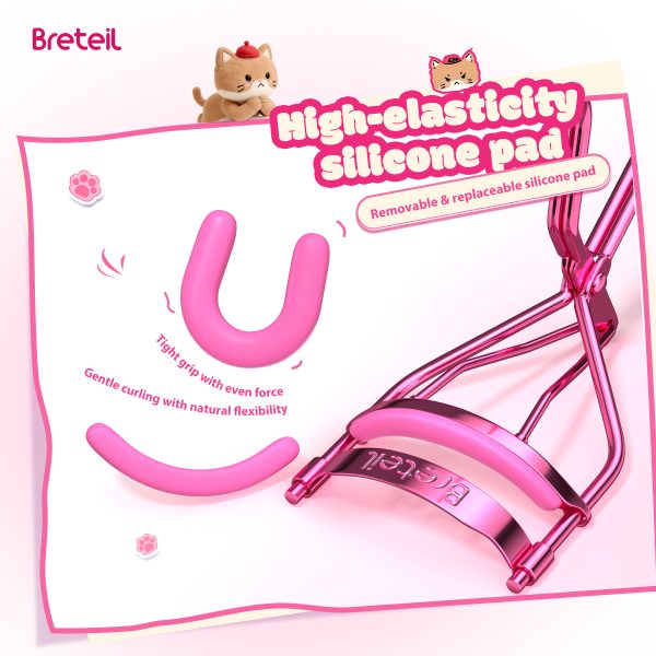 MAANGE Customized OEM&ODM New Arrival  Private Label Eyelash Curler - Natural Curling Stainless Steel Portable Eyelash Curler