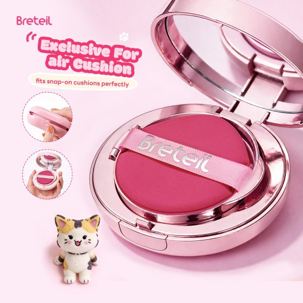 Breteil Wholesale  3PCS Powder Puff Loose Sponge Washable Powder Cosmetic Soft Cotton Puff Teardrop-shaped 7PCS Powder Puff