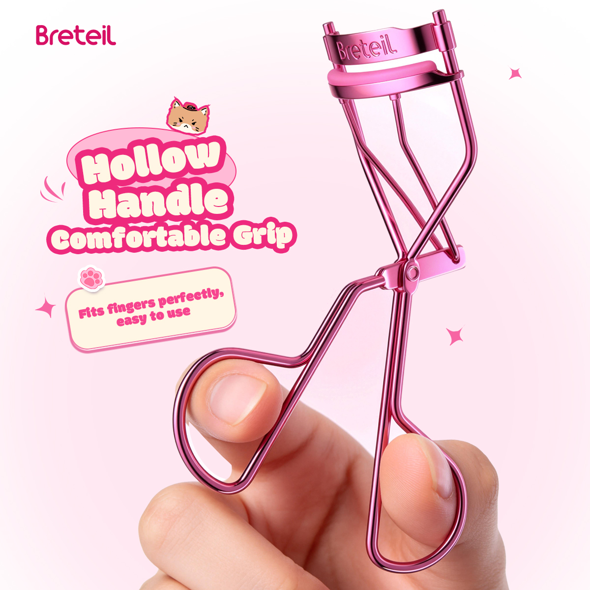 MAANGE Customized OEM&ODM New Arrival  Private Label Eyelash Curler - Natural Curling Stainless Steel Portable Eyelash Curler - 图片 8