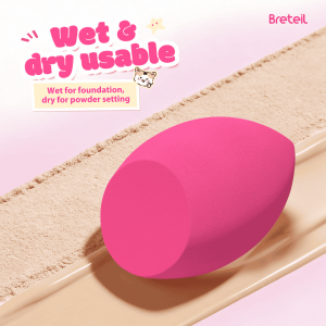 Breteil Makeup Sponge Soft Touch Facial Foundation Blending Beauty Cosmetic Puff Makeup Sponge Set Portable Travel Beauty Sponge - 图片 9