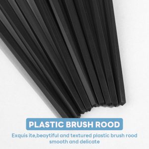 MAANGE 9pcs Eye Brushes Set Eyeshadow Concealer Under-eye Concealer Eyeliner Eyebrow Pencil Brush Professionnel Makeup Brush Set - 图片 9