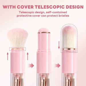 MAANGE New Arrival 6-in-1 Custom OEM&ODM 6-in-1 Single Makeup Brush High-quality Multi-purpose Professional Facial Makeup Brush - 图片 5