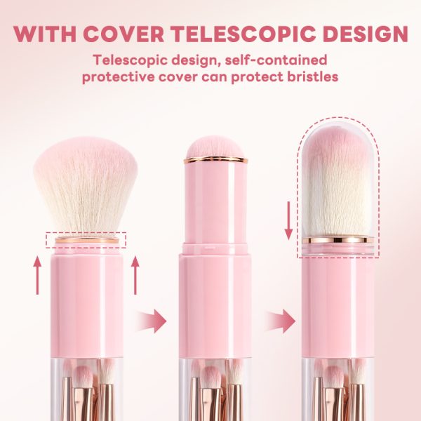 MAANGE New Arrival 6-in-1 Custom OEM&ODM 6-in-1 Single Makeup Brush High-quality Multi-purpose Professional Facial Makeup Brush