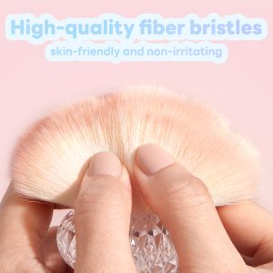 MAANGE New Arrival Wholesale Flower-shaped Crystal Nail Dust Brush Is Used for Dust Removal Cleaning Nail Brush - 图片 4