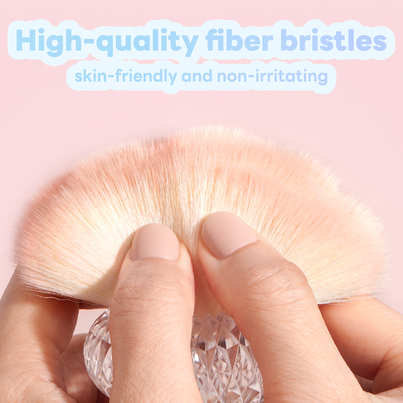 MAANGE New Arrival Wholesale Flower-shaped Crystal Nail Dust Brush Is Used for Dust Removal Cleaning Nail Brush - 图片 4