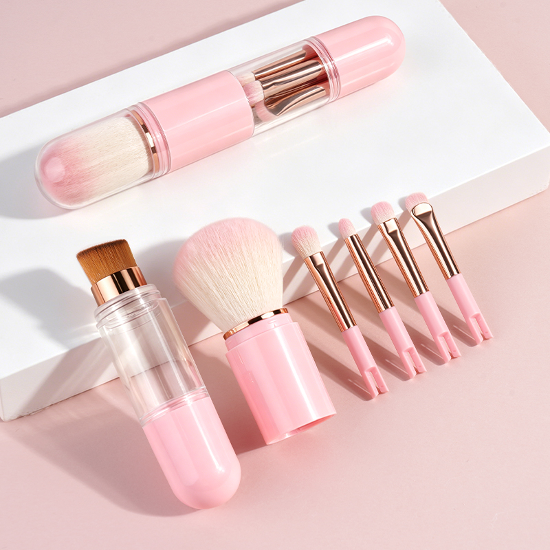 MAANGE New Arrival 6-in-1 Custom OEM&ODM 6-in-1 Single Makeup Brush High-quality Multi-purpose Professional Facial Makeup Brush - 图片 3