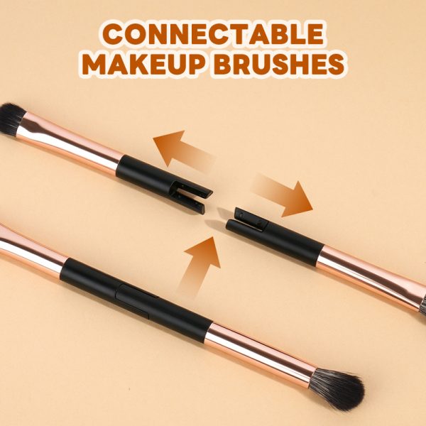 Maange Wholesale Custom OEM&ODM Private Label 5pcs Professional Travel Mini Mirror Brush  Professional Makeup Brush Set