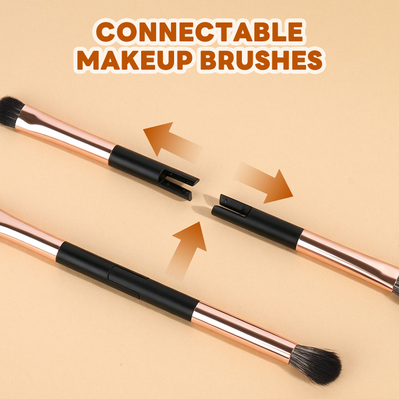 Maange Wholesale Custom OEM&ODM Private Label 5pcs Professional Travel Mini Mirror Brush  Professional Makeup Brush Set - 图片 7