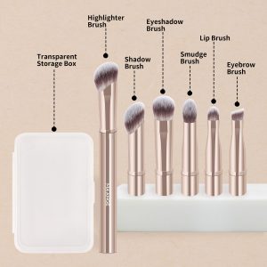 MAANGE Wholesale New Arrival 6-in-1 Makeup Brush Foundation Concealer Eyeshadow Brush Customizable Professional Makeup Brush - 图片 6