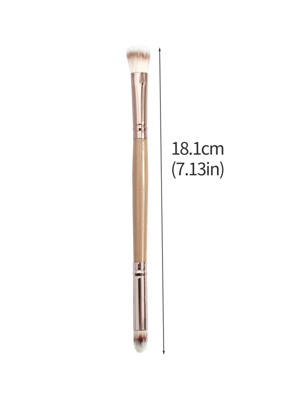 MAANGE Multi-Functional Vegan Synthetic Hair Makeup Brush Double-Ended Nose Contour  Single Blush Makeup Brush Set