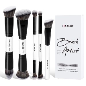 MAANGE Professional 5PCS Makeup Brush Set Foundation Eyes Makeup Brushes Makeup Brush Kit