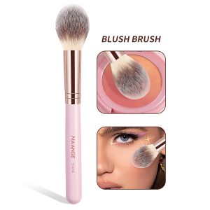 Maange Wholesale Custom OEM&ODM Blush Loose Powder Highlighter Concealer Makeup Brush Facial Single Blush Brush