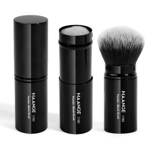MAANGE Single Foundation Brush Single Pack Makeup Brush Round-head Telescopic Brush Foundation Loose Powder Makeup Brush
