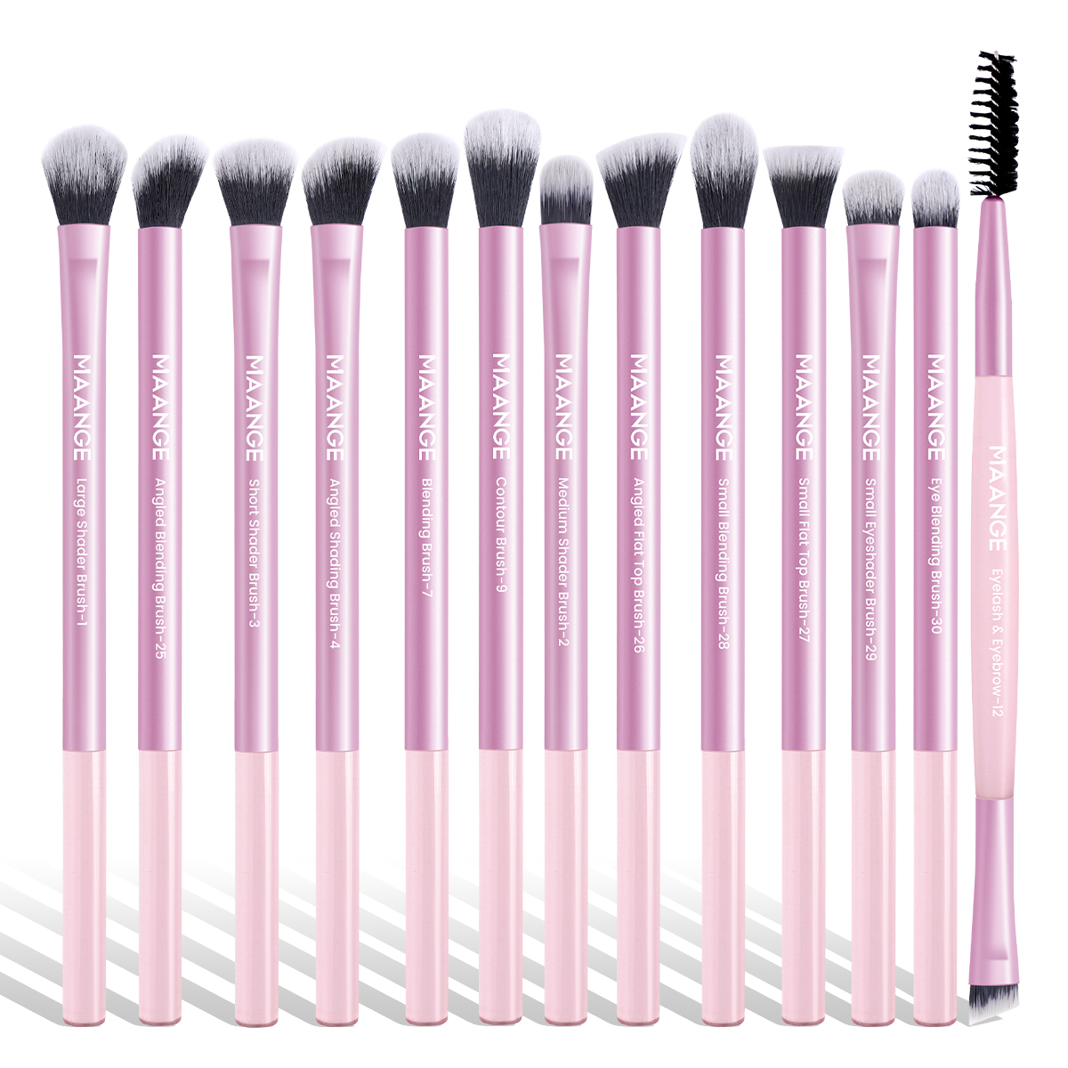 MAANGE Wholesale 13pcs Pink Makeup Brush Set Soft High Quality  Blush Powder Brush Concealer Eyeshadow  Makeup Brush Set - 图片 1