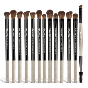 MAANGE Wholesale Natural 13pcs Makeup Brush Set Soft High Quality Hair Blush Powder Brush Concealer Makeup Tool Makeup Brush Set