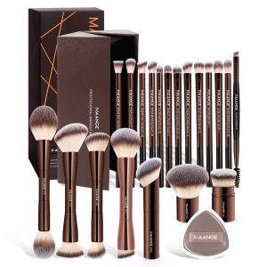 MAANGE Wholesale 20pcs Makeup Brushes Kits Cosmetic Private Label Foundation Blush Contouring Eyeshadow Brush Makeup Brush Set