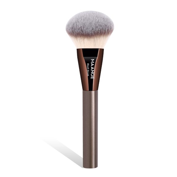 MAANGE Custom Logo OEM&ODM Single Maquillaje Rubor Large Powder Blush Brown Foundation Makeup Brushes