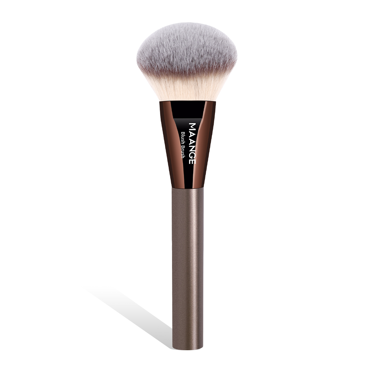 MAANGE Custom Logo OEM&ODM Single Maquillaje Rubor Large Powder Blush Brown Foundation Makeup Brushes - 图片 1