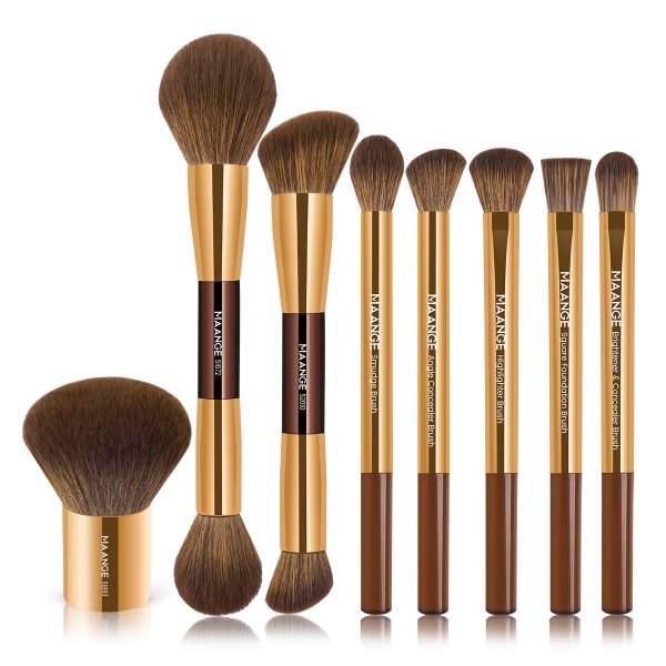 Maange Customized Wholesale Loose Powder Foundation Concealer Eyeshadow Professional Makeup Brush Set