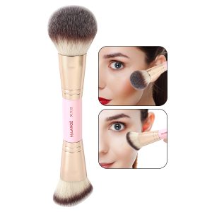 Maange Custom Logo 10pcs Makeup Brushes Foundation Brush Loose Powder Brush Eyeshadow Brush Professional Makeup Brush Set