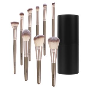 MAANGE Wholesale 9pcs Makeup Brush  High-quality Cosmetic Brush Foundation Loose Powder Concealer EyeShadow Makeup Brush Set