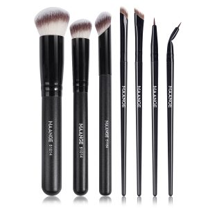 MAANGE Custom Logo OEM&ODM Luxury 7pcs  Makeup Brushes Set Foundation Eyeshadow Loose Powder Private Label  Makeup Brush Set
