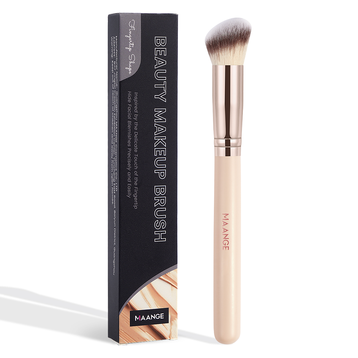 MAANGE Wholesale Custom OEM&ODM Single  Large Loose Powder Foundation Blush Multi-purpose Brush Professional Single Makeup Brush - 图片 1