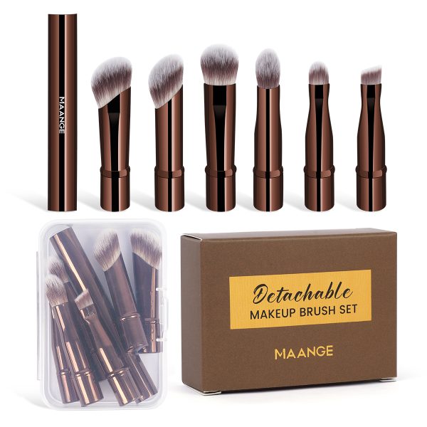 MAANGE Wholesale New Arrival 6-in-1 Makeup Brush Foundation Concealer Eyeshadow Brush Customizable Professional Makeup Brush
